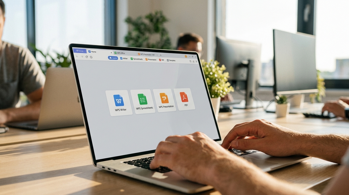 WPS电脑版四大组件Writer表格演示PDF工具界面