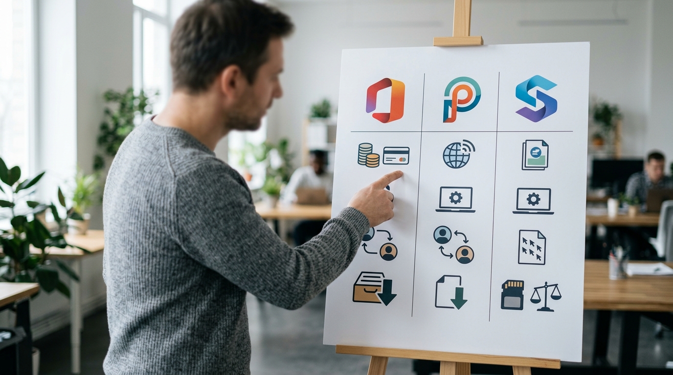 WPS 与 Microsoft Office、Google Docs 功能对比