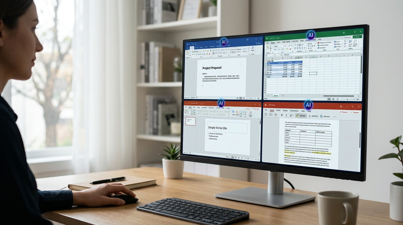 WPS Office 文字表格演示PDF四大模块办公功能